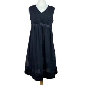 Motherhood Maternity Black Dress Sleeveless Size Medium
